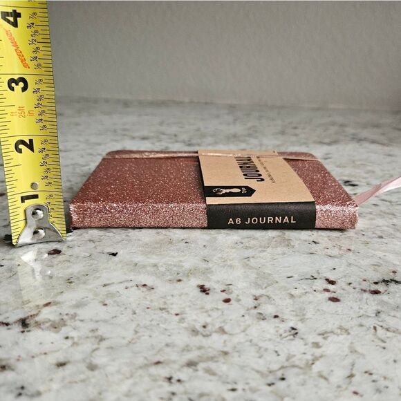 A6 Buffalo Journal Sparkle Pink Notebook - Picture 5 of 9